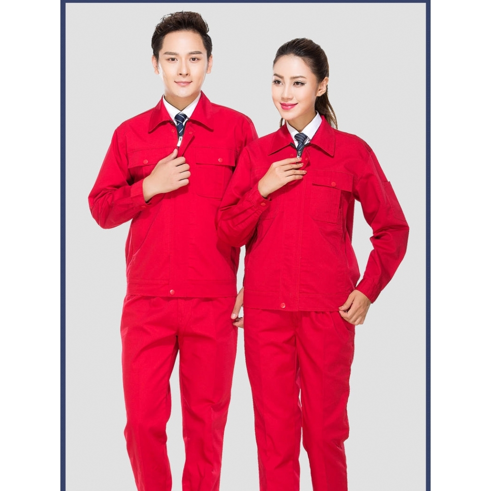 现货耐磨厚珠帆布冬装工作服