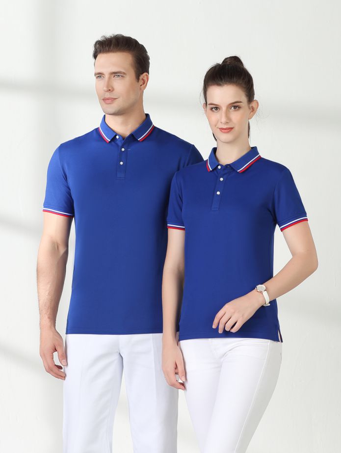 现货普通款翻领 清远工作服