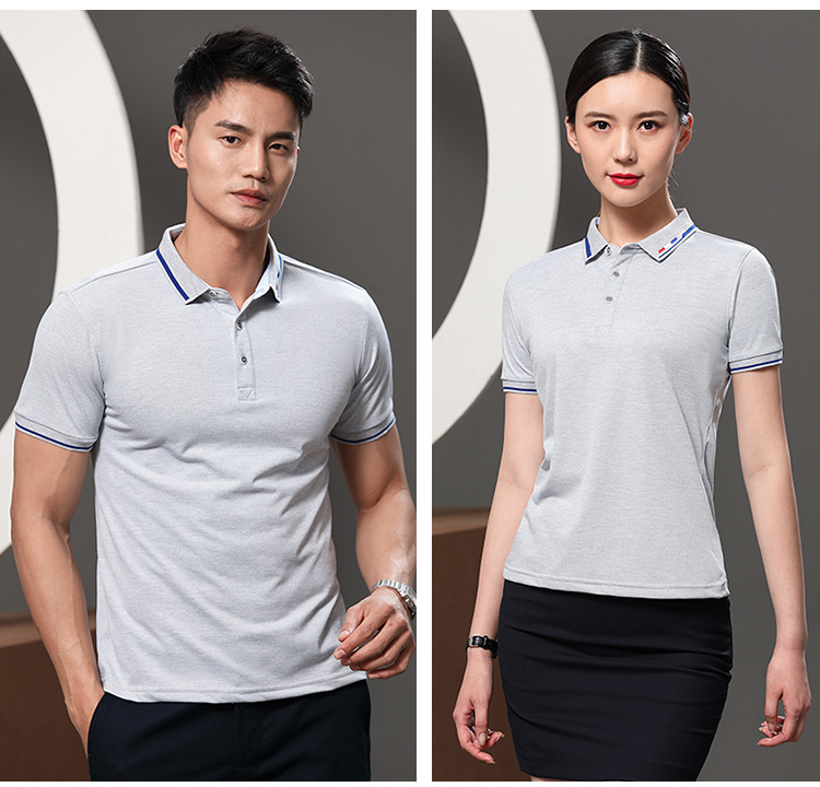 现货普工款夏装短袖 肇庆厂服