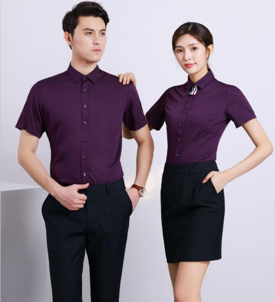 现货高品质免烫衬衣 顺德制服