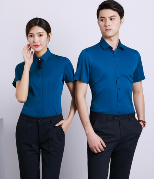 现货高品质免烫衬衣 顺德制服