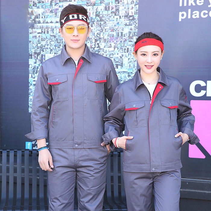 现货冬装长袖工作服