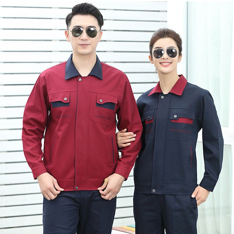 现货看秋冬长袖工作服